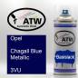 Preview: Opel, Chagall Blue Metallic, 3VU: 400ml Sprühdose, von ATW Autoteile West.